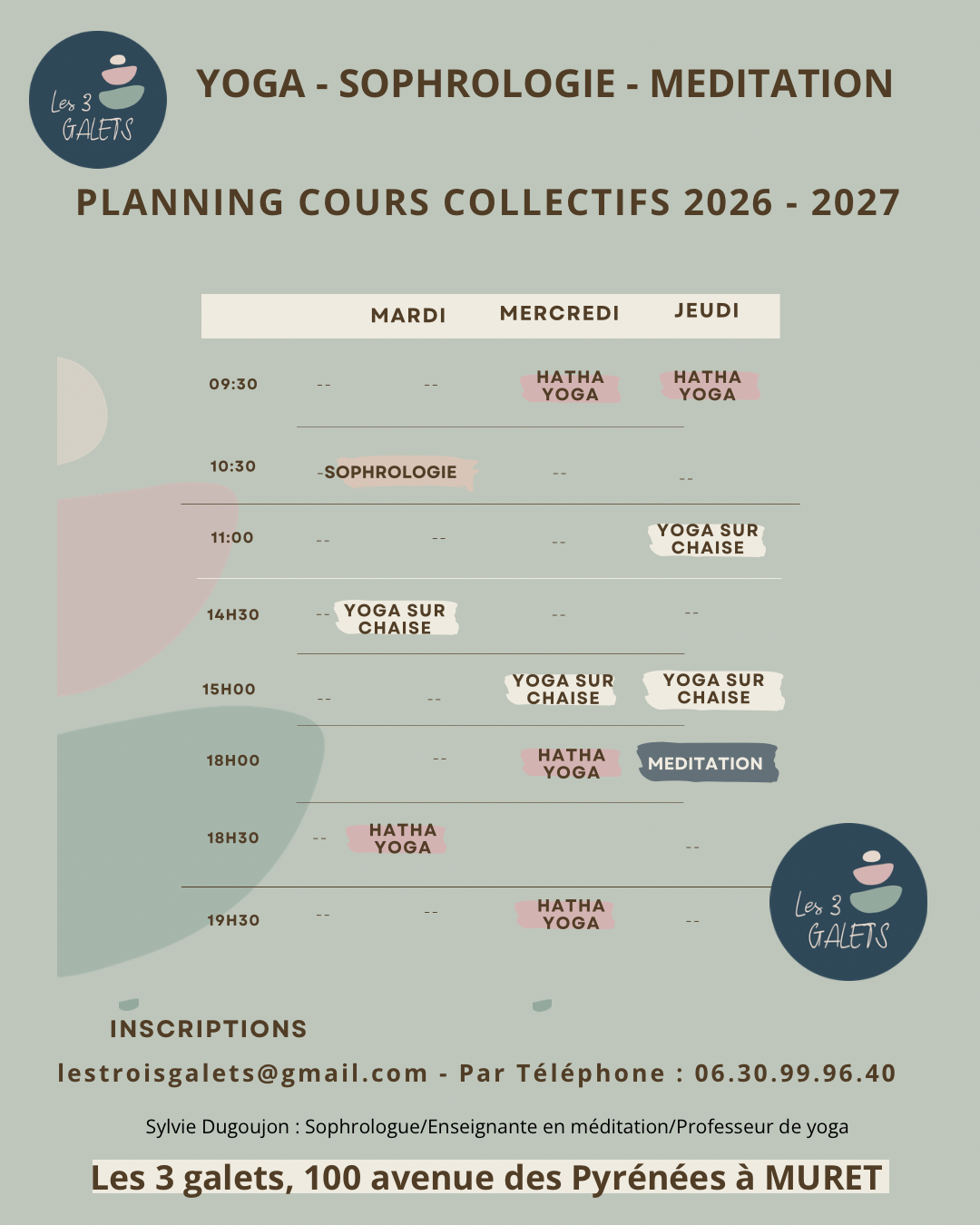 calendrier à jour